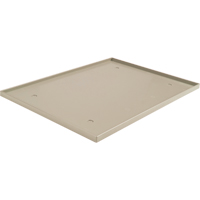 Locker Base Insert, Fits Locker Size 12" x 18", Beige, Plastic Mukwa Safety Services