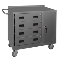 Armoire d'&eacute;tabli mobile, Acier Surface Mukwa Safety Services