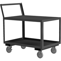 Chariot de service avec surface surbaiss&eacute;e, 2 niveaux, 18-1/4" la x 33" p x 37-1/2" h, 1200 lb Cap Mukwa Safety Services
