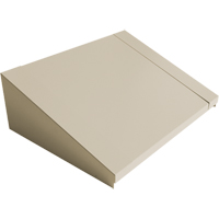 Dessus inclin&eacute; pour casiers robustes enti&egrave;rement soud&eacute; Concorde, Bloc de 2, 18" p x 24" la x 6" ha, Beige, Acier Mukwa Safety Services