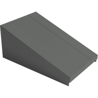 Dessus inclin&eacute; pour casiers robustes enti&egrave;rement soud&eacute; Concorde, Bloc de 1, 18" p x 12" la x 6" ha, Acier Mukwa Safety Services