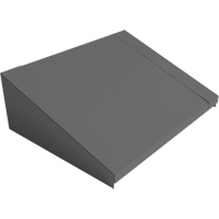 Dessus inclin&eacute; pour casiers robustes enti&egrave;rement soud&eacute; Concorde, Bloc de 2, 18" p x 24" la x 6" ha, Acier Mukwa Safety Services
