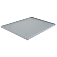Locker Base Insert, Fits Locker Size 12" x 18", Dark Grey, Plastic Mukwa Safety Services