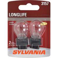 3157 Mini-ampoule automobile &agrave; longue dur&eacute;e de vie, Incandescente, 26,9 W/8,3 W, Blanc cass&eacute; Mukwa Safety Services
