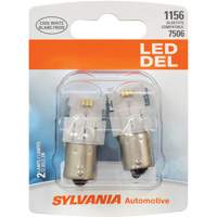 1156 Mini-ampoule automobile, DEL, 12,8 W/2,3 W, Blanc Mukwa Safety Services