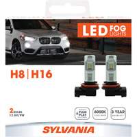 Ampoule pour feu avant H8, DEL, 12,8 W/9 W, Blanc Mukwa Safety Services
