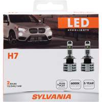 Ampoule pour feu avant H7, DEL, 13,2 W/17 W, Blanc Mukwa Safety Services