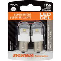 1156 Mini-ampoule automobile Zevo, DEL, 1,7 W, Blanc Mukwa Safety Services