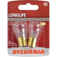 Mini ampoule automobile longue dur&eacute;e mod&egrave;le 93, Incandescente, 13,3 W Mukwa Safety Services