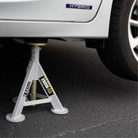 Performance Shorty Low Profile Jack Stands, 3 tons Capacity, 11" - 17" H Mukwa Safety Services
