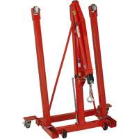 Folding Engine Crane, 2500 lbs. (1.25 tons) Capacity Mukwa Safety Services