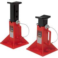 Jack Stands, Locking Pin, 5 tons Capacity, 9-1/2" - 15-3/4" H Mukwa Safety Services