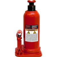 Bottle Jack, 12.5 Ton(s), Manual Hydraulic, 18-561/625" Raised Height Mukwa Safety Services