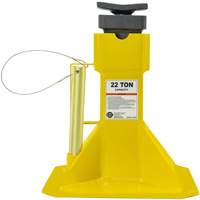 Jack Stands with Adjustable Screw Top Saddle, Locking Pin, 15-1/2" - 20-1/2" H Mukwa Safety Services