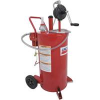 25-Gallon Steel Fuel Caddy with 2-Way Rotary Pump & Filter Mukwa Safety Services