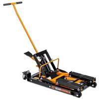 ATV and Motorcycle Jack, 0.75 Ton(s) Capacity, 4-2/3" Lowered, 14-1/2" Raised, Manual Hydraulic Mukwa Safety Services