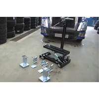 Floor Service Jack, 14 Ton(s) Capacity, 8-1/4" Lowered, 20" Raised, Air Hydraulic Mukwa Safety Services