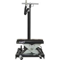 Floor Service Jack, 12 Ton(s) Capacity, 7-1/2" Lowered, 15-3/4" Raised, Air Hydraulic Mukwa Safety Services