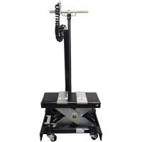 Low Profile Floor Service Jack, 12 Ton(s) Capacity, 7-1/2" Lowered, 15" Raised, Air Hydraulic Mukwa Safety Services