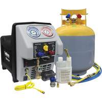 Syst&egrave;me de r&eacute;cup&eacute;ration de r&eacute;frig&eacute;rant double turbo avec r&eacute;servoir DOT de 50 lb Mukwa Safety Services