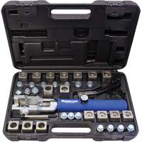 Jeu d'outils &agrave; &eacute;vaser hydraulique universel avec manche bleu & jeu d'adaptateurs Mukwa Safety Services