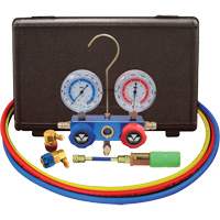 Automotive R134A 2-Way Manifold Gauge Set with Mini Dye Injector Mukwa Safety Services