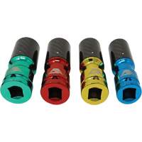 Jeu de douilles pour &eacute;crous de roue avec manchons en fibre de carbone Mukwa Safety Services