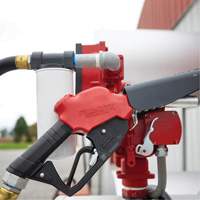 Red Ultra High-Flow Automatic Diesel Spout Nozzle Mukwa Safety Services