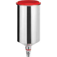 Gobelet r&eacute;utilisable en aluminium 1,0?L avec raccord QCC, sans filetage fin Mukwa Safety Services