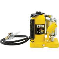 Cric-bouteille de s&eacute;rie Pro, 12 tonne(s), Air comprim&eacute;/hydraulique, 18-1/2" Hauteur &eacute;lev&eacute;e Mukwa Safety Services