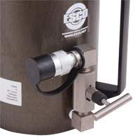 Safety Jack, Locking Collar, 100 tons Capacity, 13-37/100" - 19-3/5" H Mukwa Safety Services
