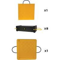 10-Piece CribLok Composite Cribbing System Kit Mukwa Safety Services