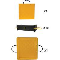 20-Piece CribLok Composite Cribbing System Kit Mukwa Safety Services