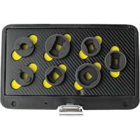 Threaded Leaf Spring Shackle Pin Remover & Installation Master Set, 7 Pieces, 1/2" Drive Size Mukwa Safety Services