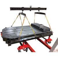 Chariot pour batterie de VE Ford capacit&eacute; de 3600 lb Mukwa Safety Services