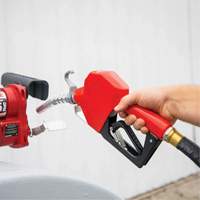 Red Automatic Gasoline Spout Nozzle Mukwa Safety Services
