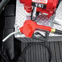 Red Automatic Gasoline Spout Nozzle Mukwa Safety Services
