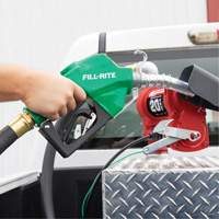 Green Automatic Diesel Spout Nozzle Mukwa Safety Services