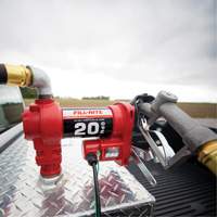 12V DC Fuel Transfer Pump with Nozzle Mukwa Safety Services