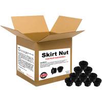 10-Piece Graphite-Coated Skirt Nuts for Pilot Hub Wheels Mukwa Safety Services