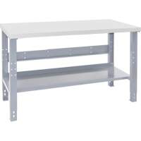 Industrial Duty Workbench, 72" W x 30" D x 34" H, 1000 lbs. Capacity Mukwa Safety Services