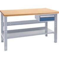 Industrial Duty Workbench, 72" W x 36" D x 34" H, 1000 lbs. Capacity Mukwa Safety Services