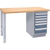 Industrial Duty Workbench, 1000 lbs. Cap., 36" W x 72" D, 34" H Mukwa Safety Services
