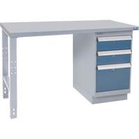 Industrial Duty Workbench, 24" W x 60" D x 34" H, 1000 lbs. Capacity Mukwa Safety Services