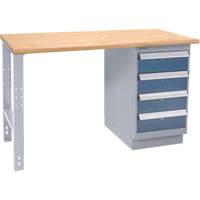 Industrial-Duty Workbench, 1000 lbs Cap., 60" W x 36" D, 34" H Mukwa Safety Services