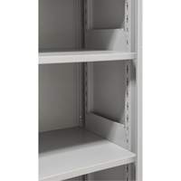 Hi-Boy Storage Cabinet, Steel, 4 Shelves, 72" H x 36" W x 18" D, Grey Mukwa Safety Services