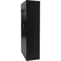 Armoire de rangement Hi-Boy, Acier, 4 Tablettes, 72" h x 36" la x 18" P, Noir Mukwa Safety Services