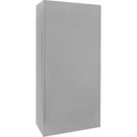Armoire garde-robe, Acier, 36" la x 18" p x 72" h, Gris Mukwa Safety Services