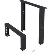 Industrial Duty Leg for Workbench, Steel, 24" D x 34" H, Single Mukwa Safety Services