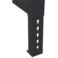 Industrial Duty Leg for Workbench, Steel, 30" D x 34" H, Single Mukwa Safety Services